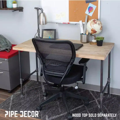 Pipe Decor 3/4 in. H Pipe Desk Main. Leg - 1 Leg
