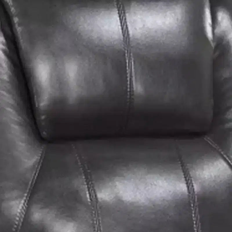 Fauteuil inclinable Royal Hampton 37 pouces, élévateur électrique, porte-gobelets, similicuir gris