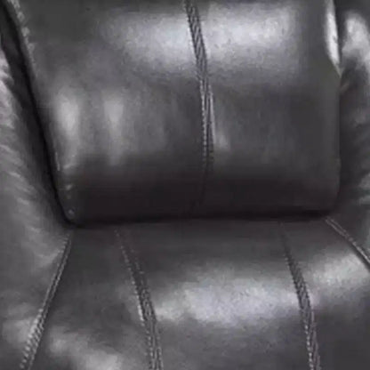 Fauteuil inclinable Royal Hampton 37 pouces, élévateur électrique, porte-gobelets, similicuir gris