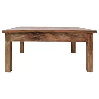 Coffee Table Various shades of brown Solid mahogany wood Medium