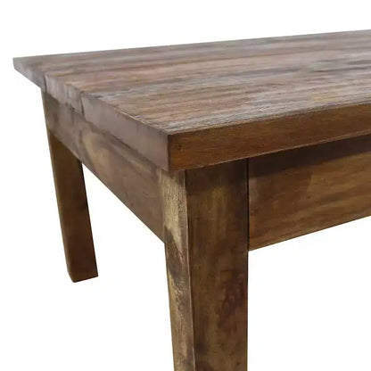 Coffee Table Various shades of brown Solid mahogany wood Medium