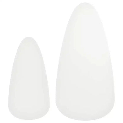 Tables basses, lot de 2, blanc, pin massif, MDF, moyennes, durables