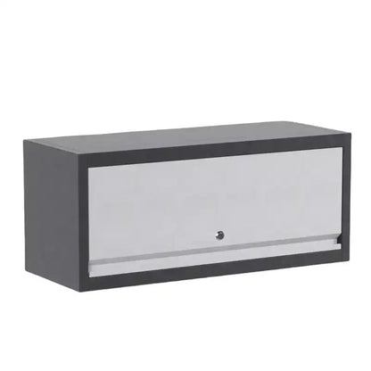 Armoire de rangement murale avec portes, meuble flottant en métal pour l'organisation du garage, de la cuisine et de l'atelier