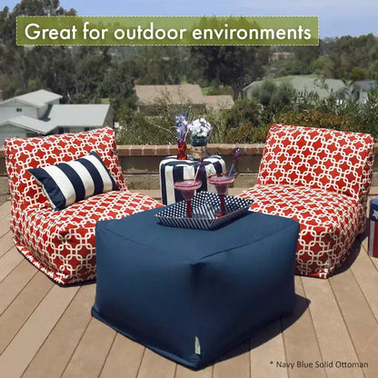 Majestic Home Goods, pouf ottoman du sud-ouest