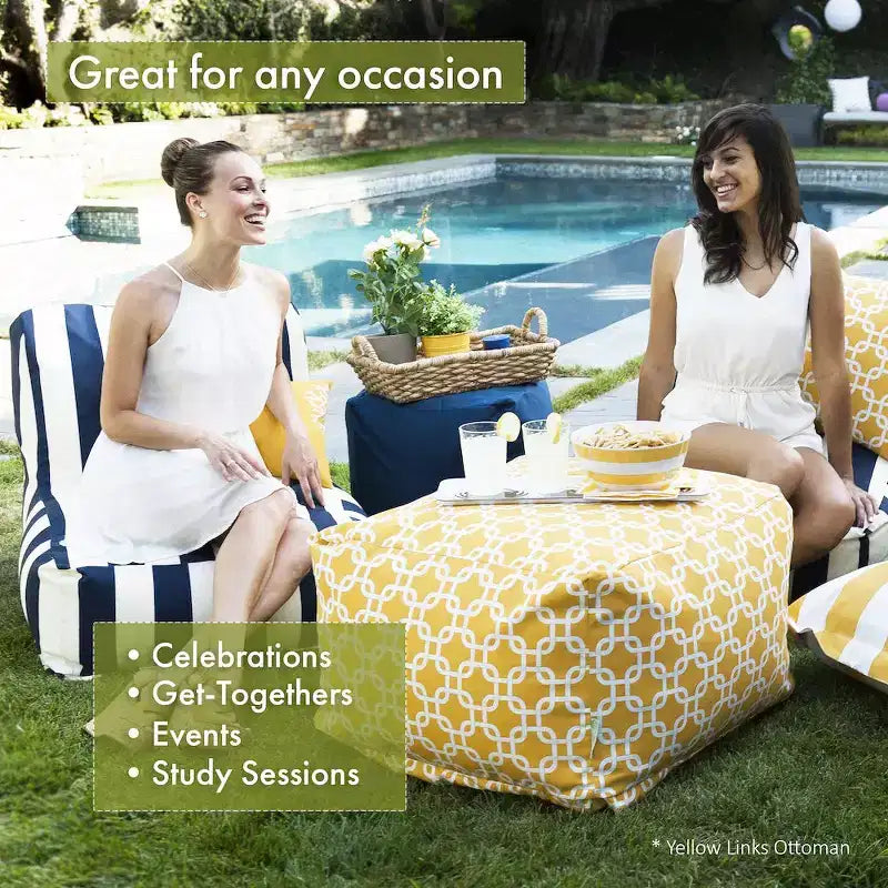Majestic Home Goods, pouf ottoman du sud-ouest