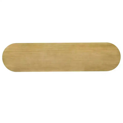 Homy Casa Table Console Moderne Nervurée avec 2 Tiroirs Table d'Entrée ou Coiffeuse Élégante