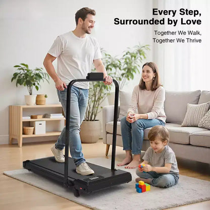 Redliro 2 in 1 Walking Pad Treadmill with Incline, Under Desk Treadmill with LED Display & APP for Home Office