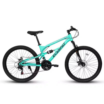 VTT Whisen 26 pouces unisexe avec cadre en acier, fourche et amortisseur, 21 vitesses