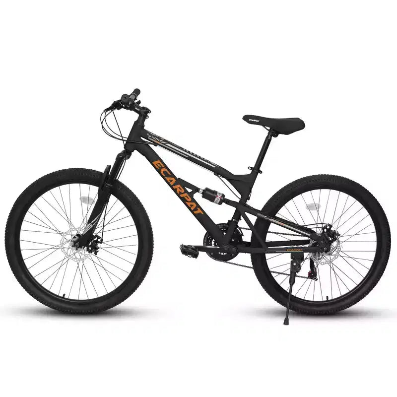 VTT Whisen 26 pouces unisexe avec cadre en acier, fourche et amortisseur, 21 vitesses