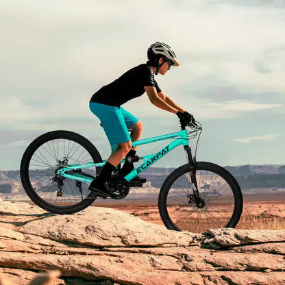 VTT Whisen 26 pouces unisexe avec cadre en acier, fourche et amortisseur, 21 vitesses