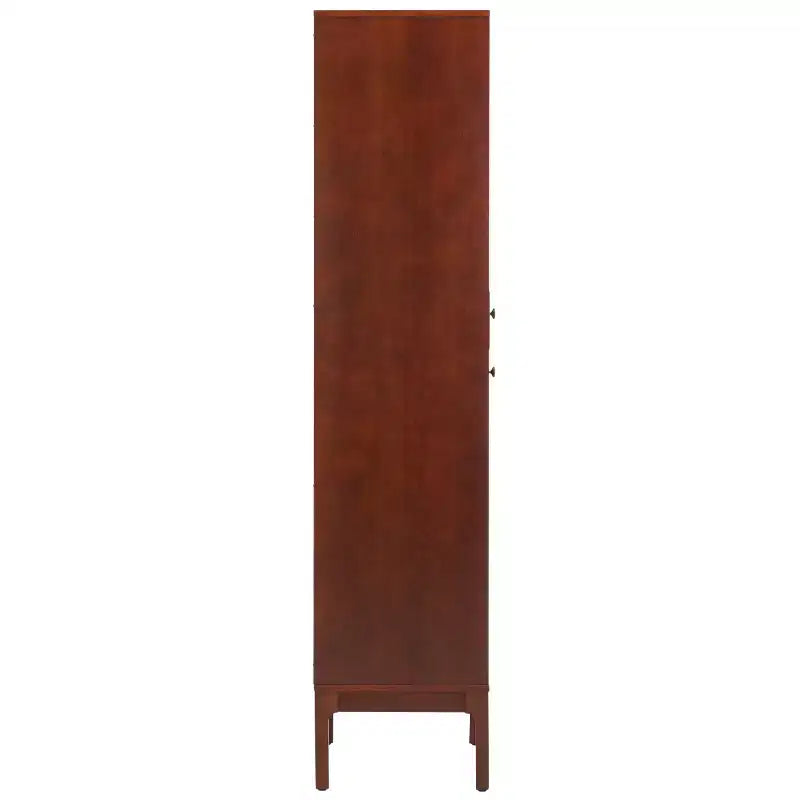 Clairville Curio Bookcase/Display Shelf - Walnut - SEI