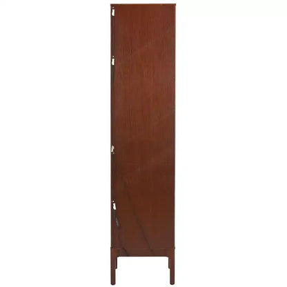 Clairville Curio Bookcase/Display Shelf - Walnut - SEI