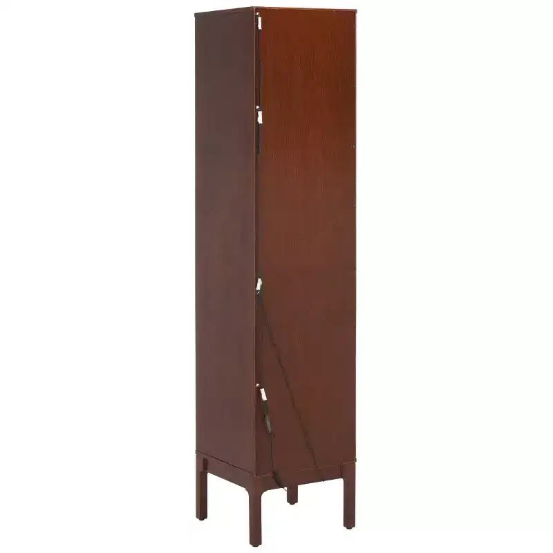 Clairville Curio Bookcase/Display Shelf - Walnut - SEI