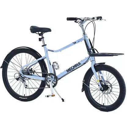 Whisen 26 Cargo Bike with 7 Speed, Aluminum Alloy Frame, Double Disc Brakes for Women and Men