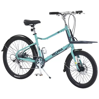 Whisen 26 Cargo Bike with 7 Speed, Aluminum Alloy Frame, Double Disc Brakes for Women and Men
