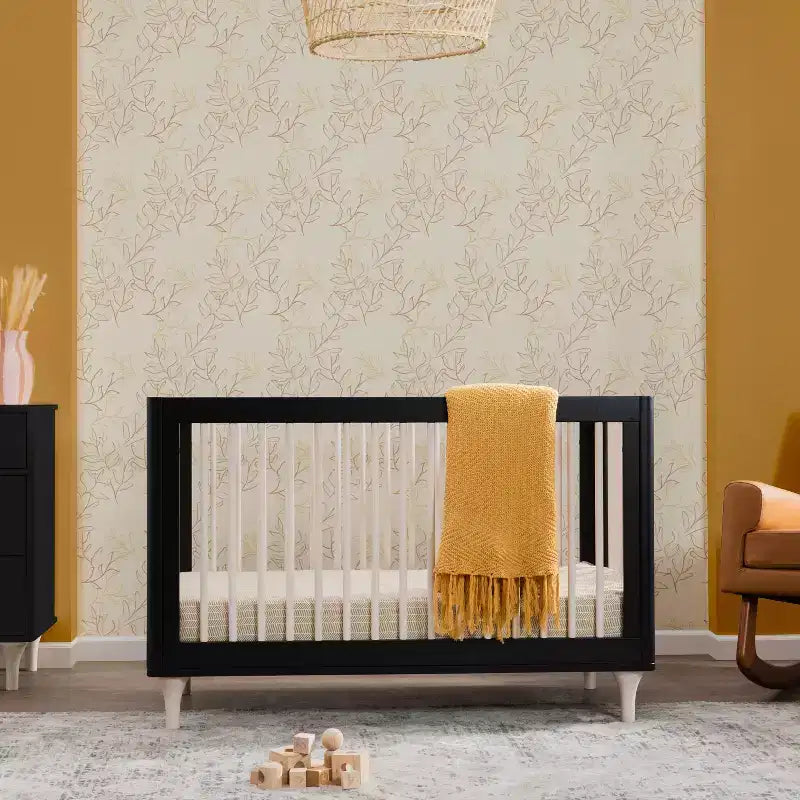 Lit de bébé convertible 3-en-1 Babyletto Lolly avec kit de conversion pour lit de tout-petit