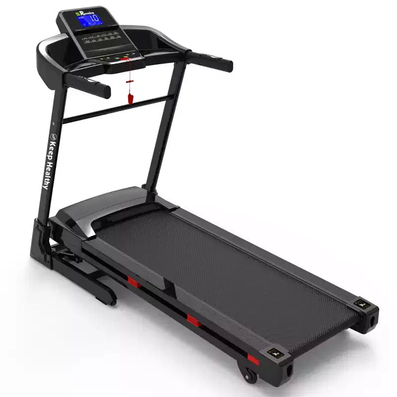 3.5HP Foldable Electric Treadmill for Home with Auto Incline, Shock Absorption, Pulse Sensor, Bluetooth Speaker & FITSHOW App