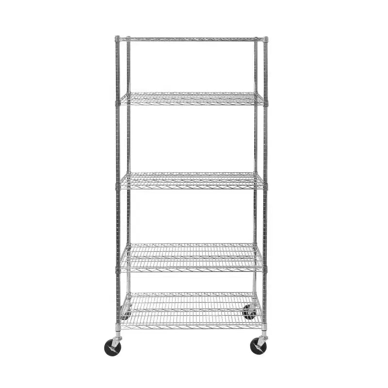 Étagère en fil d'acier NSF UltraDurable à 5 niveaux Seville Classics, 91 cm l x 61 cm P x 190,5 cm H