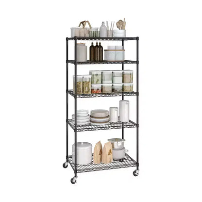 Étagère en fil d'acier NSF UltraDurable à 5 niveaux Seville Classics, 91 cm l x 61 cm P x 190,5 cm H