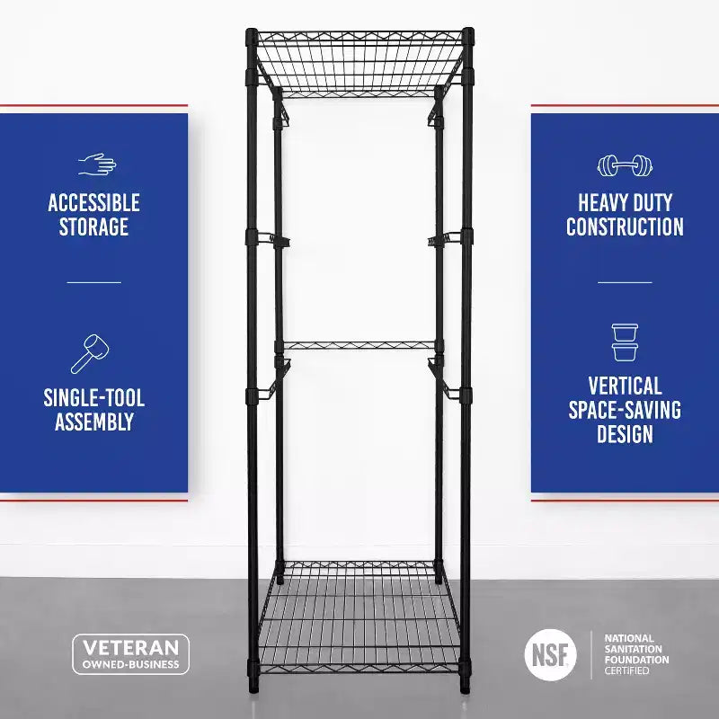 Étagère de rangement pour bacs SafeRacks 27 gallons