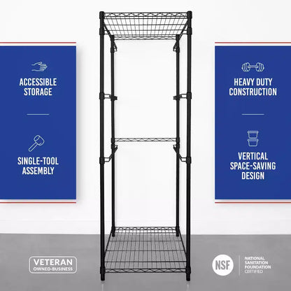 Étagère de rangement pour bacs SafeRacks 27 gallons