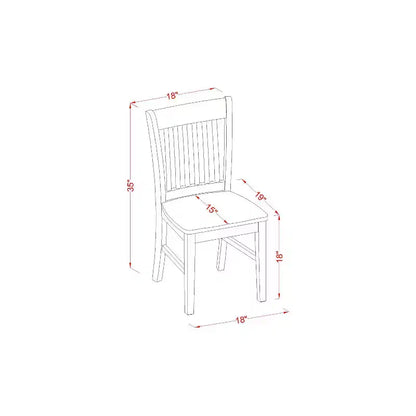 Ensemble table de cuisine ronde avec 2 chaises - Petite table et chaises de salle à manger