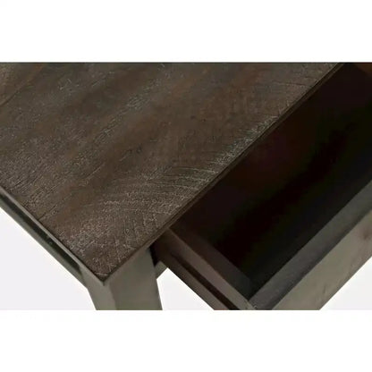 Jofran,Devon Farmhouse Distressed Solid Wood End Table