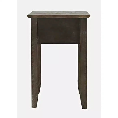 Jofran,Devon Farmhouse Distressed Solid Wood End Table