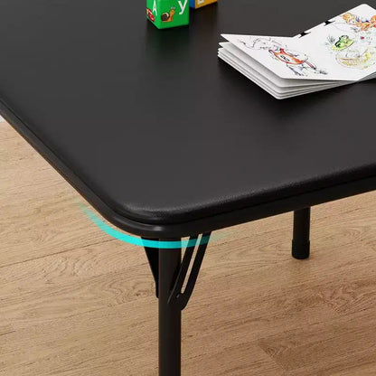 Set of 3 Folding Table and Chair with PU Upholstered - Perfect for Eating, Reading, and Playing