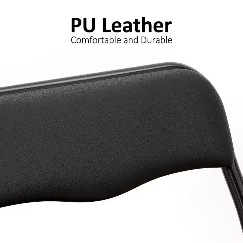 Set of 3 Folding Table and Chair with PU Upholstered - Perfect for Eating, Reading, and Playing