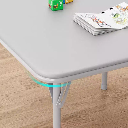 Set of 3 Folding Table and Chair with PU Upholstered - Perfect for Eating, Reading, and Playing