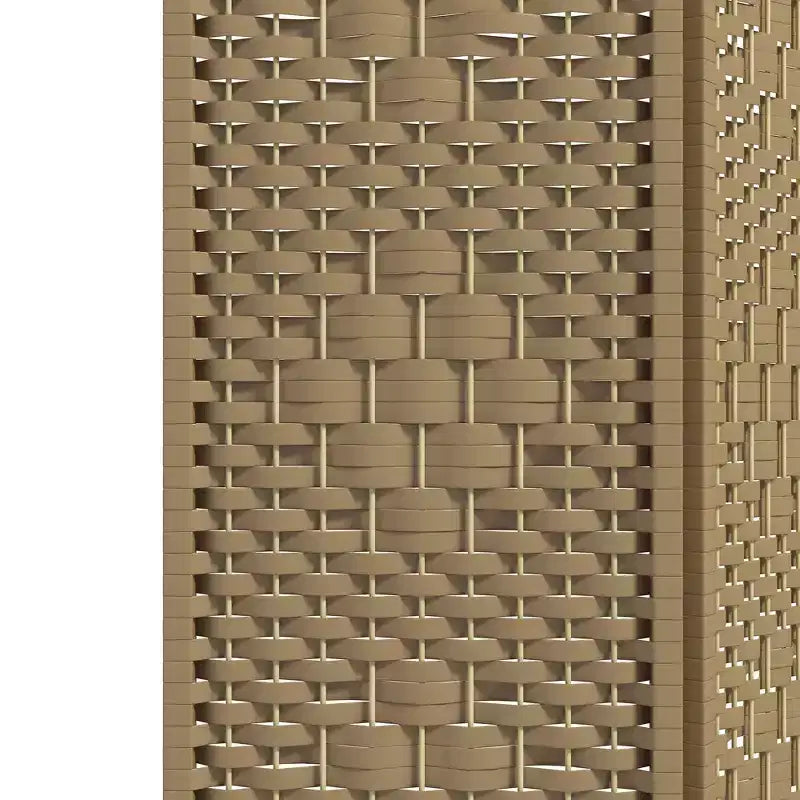 3 Panel Folding Room Divider Portable Privacy Screen Wave Fiber Room Partition for Home Office