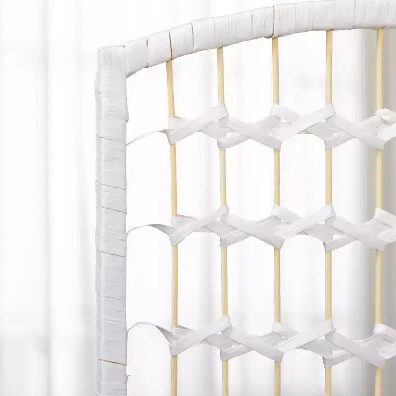 3 Panel Folding Room Divider Portable Privacy Screen Wave Fiber Room Partition for Home Office