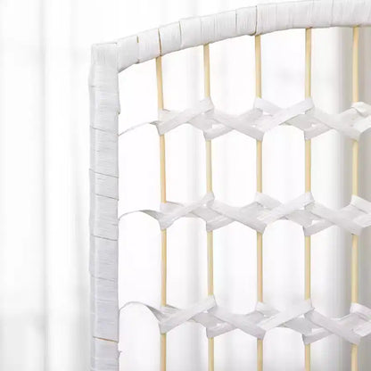 3 Panel Folding Room Divider Portable Privacy Screen Wave Fiber Room Partition for Home Office