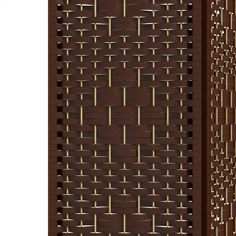 3 Panel Folding Room Divider Portable Privacy Screen Wave Fiber Room Partition for Home Office