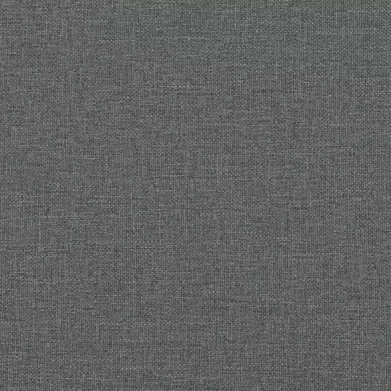 Cadre de lit Gris Foncé Polyester, Contreplaqué, Bois d'ingénierie Twin XL