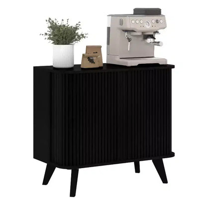 Buffet de cuisine Galano avec portes cannelées 70 x 40 x 70,5 cm