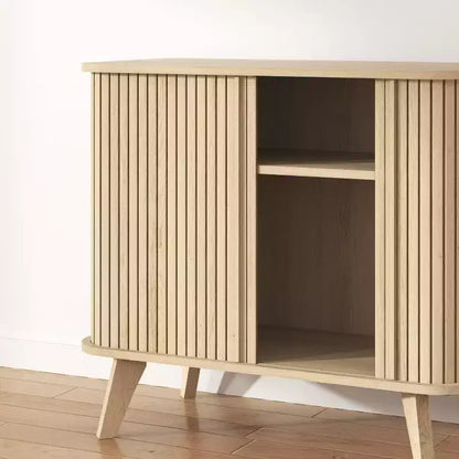 Buffet de cuisine Galano avec portes cannelées 70 x 40 x 70,5 cm