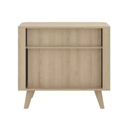 Buffet de cuisine Galano avec portes cannelées 70 x 40 x 70,5 cm