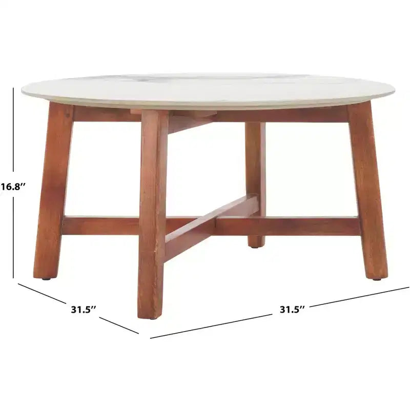 Samie Coffee Table - COF2902A - Off-White - Safavieh