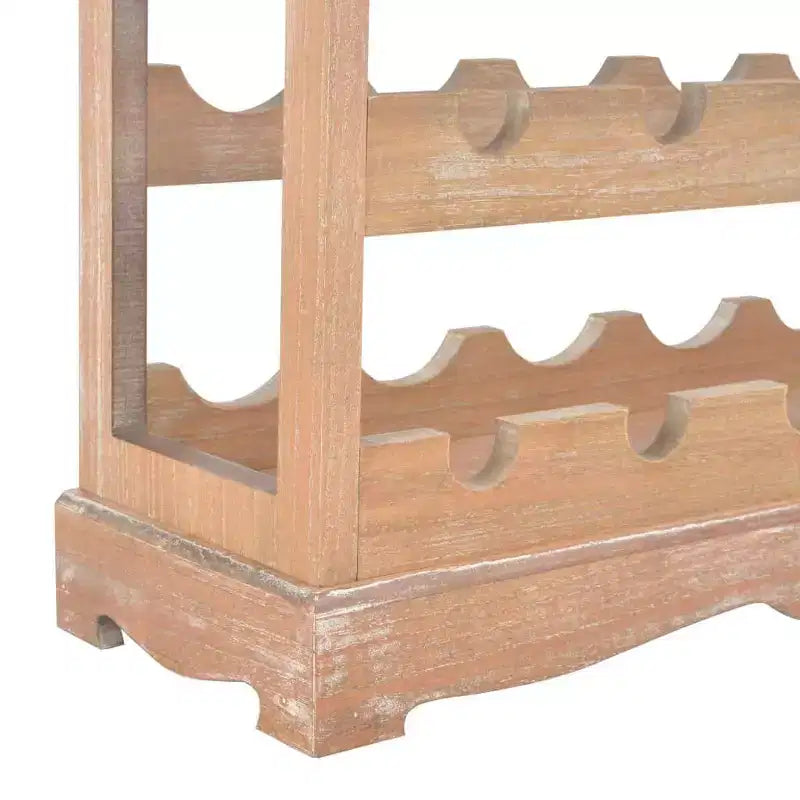 vidaXL Casier à Bouteilles avec Plateau Supérieur, Meuble de Rangement pour Bouteilles, Bois d'Ingénierie