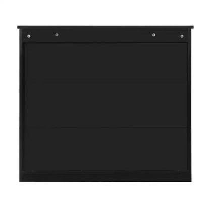 FAMYYT Armoire de toilette rectangulaire en MDF avec miroir, 32 po L x 28 po H, 5 étagères amovibles, charnières à fermeture douce
