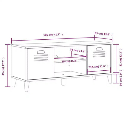 vidaXL Shoe Bench Storage Shelf Organizer Hallway Furniture Solid Wood Pine
