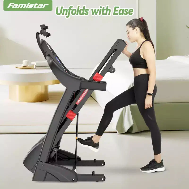 300 lb Capacity Treadmills Clearance, 4.5 HP Electric Folding Treadmill on Sale with Incline for Running & Walking at Home Gym