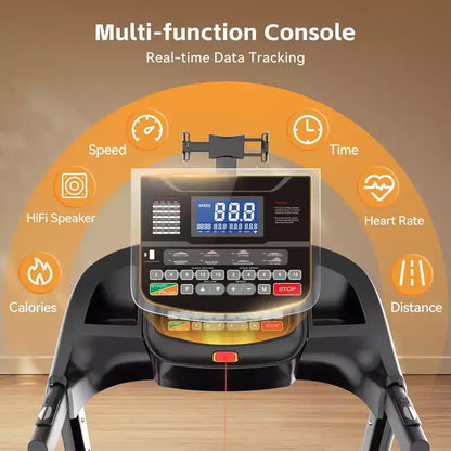 20% Incline Treadmill for Home, 400lbs Capacity Folding Treadmill, 5.0 HP Running Machine, 18 Wide Belt