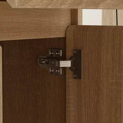 Famapy Bureau d'ordinateur réglable en hauteur avec armoire de rangement et tiroir intégrés