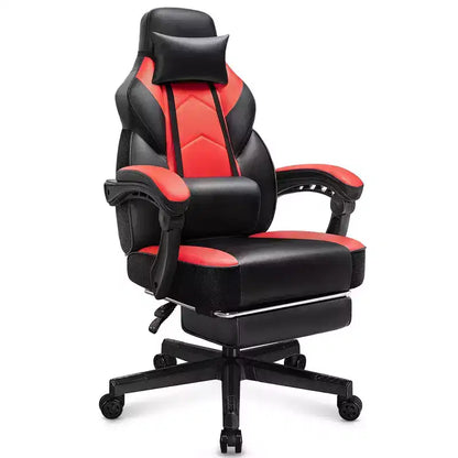 Celebalcony Gaming Chairs for Adults with Footrest, High Back, with Massage Lumbar Support, 360 Swivel Height Adjustable Computer Chairs