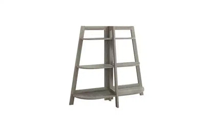 TUYOHW Étagère échelle moderne à 3 niveaux, étagère ouverte, étagères en bois, bibliothèques pour petits espaces, salon, chambre, bureau