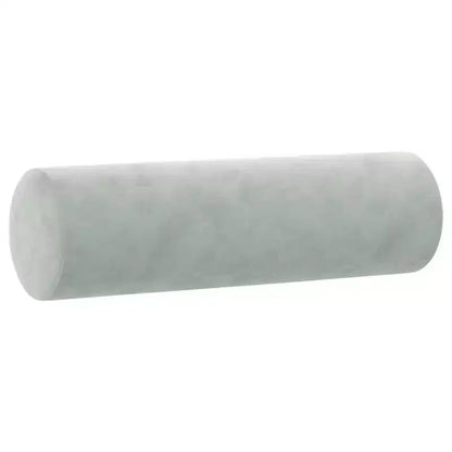 vidaXL Canapé 3 places avec coussins décoratifs Gris clair 70,9 velours