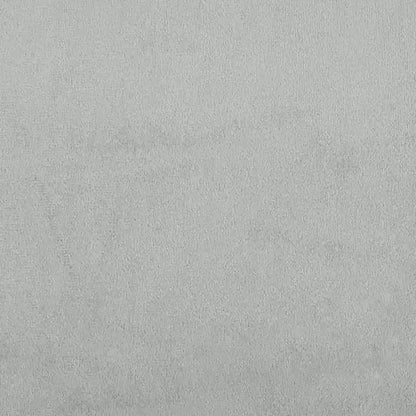 vidaXL Canapé 3 places avec coussins décoratifs Gris clair 70,9 velours